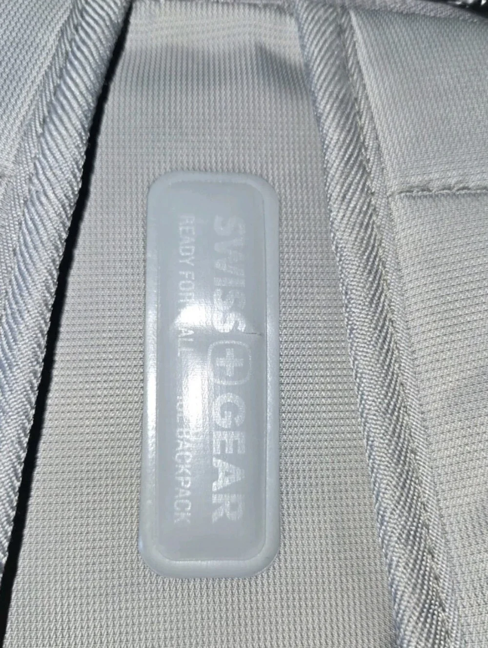 SwissGear Gray Travel & Tech Backpack with Reflective Strips